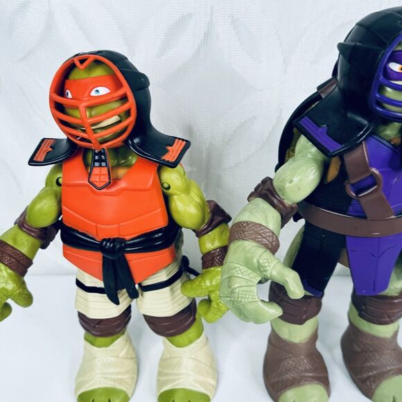 Teenage Mutant Ninja Turtles TMNT Dojo Training set Raphael, Michaelangelo Leo - Picture 7 of 12